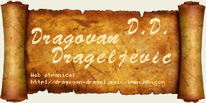 Dragovan Drageljević vizit kartica